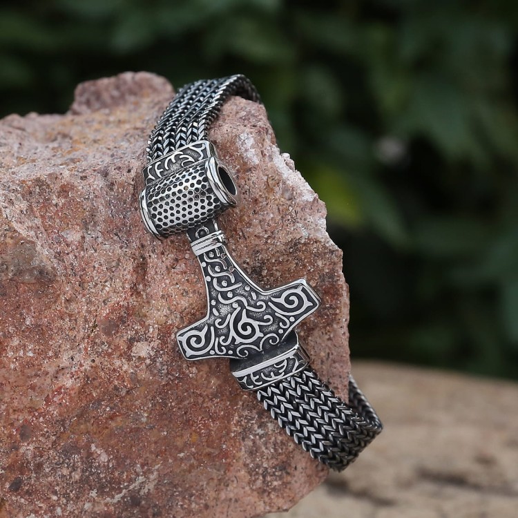 Bransoletka ze stali chirurgicznej męska