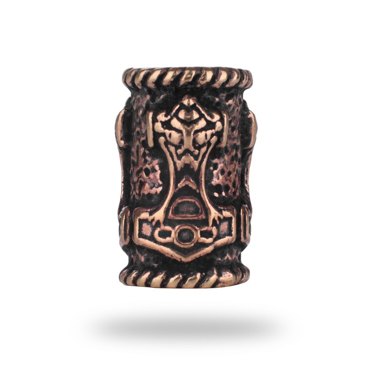 Koralik do brody z brązu