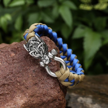 Przejdź do produktu Bransoletka Paracord Nordycki Wilk