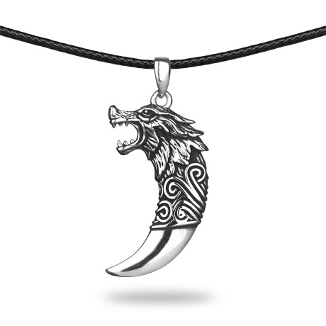 Przejdź do produktu Naszyjnik Kieł Wilka Srebro 925