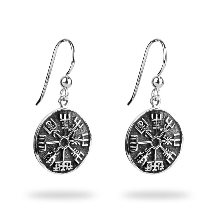 Kolczyki Vegvisir Srebro 925