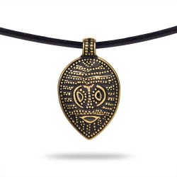 Amulet Maski Z Gotlandii Brąz