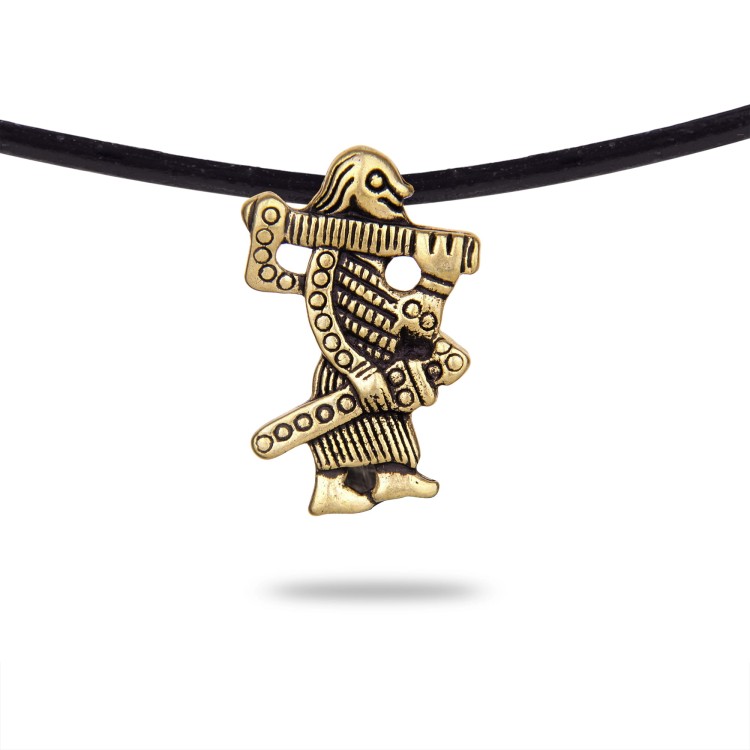 Amulet Wojownika Wikingów Brąz
