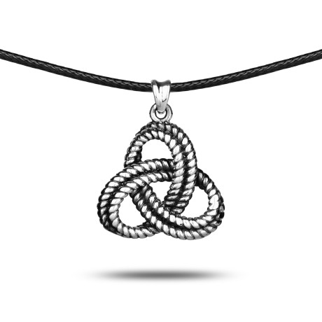 Przejdź do produktu Naszyjnik Zaokrąglona Triquetra Srebro 925