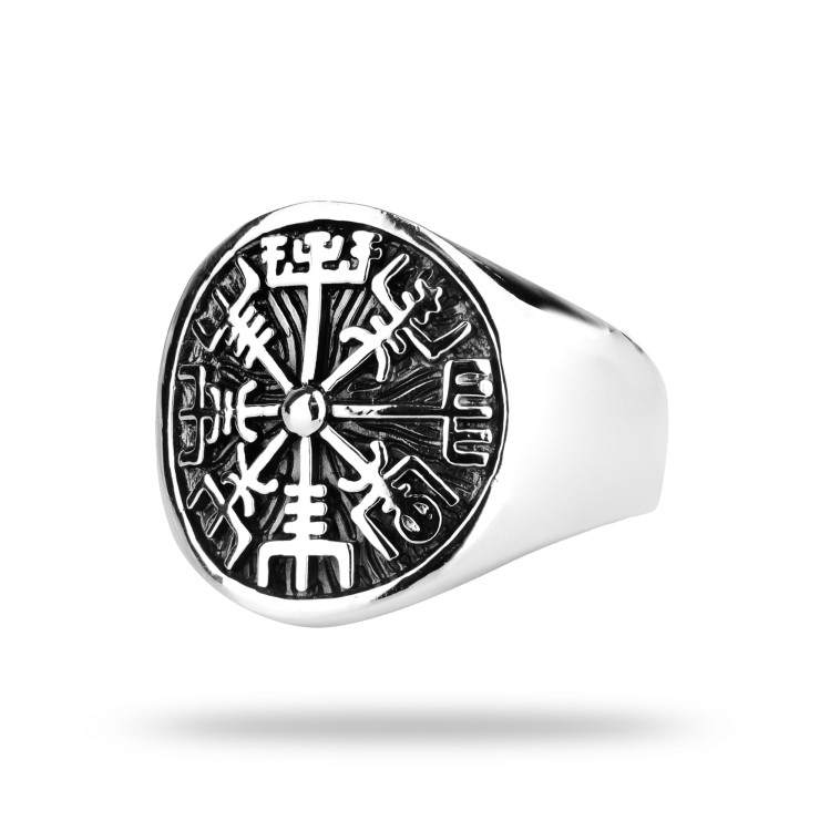 Pierścień Vegvisir Srebro 925