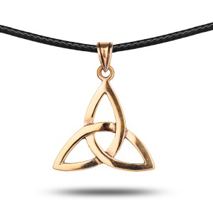 Naszyjnik Triquetra Brąz