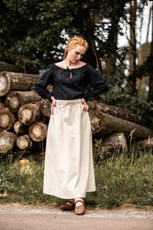Spódnica Średniowieczna "Smilla" Beżowa