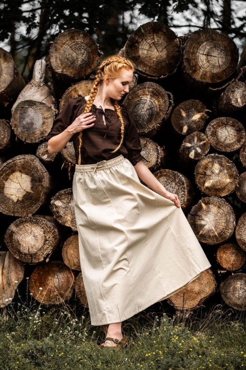 Spódnica Średniowieczna "Smilla" Naturalna