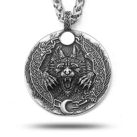 Przejdź do produktu Naszyjnik Z Mitycznym Wilkiem