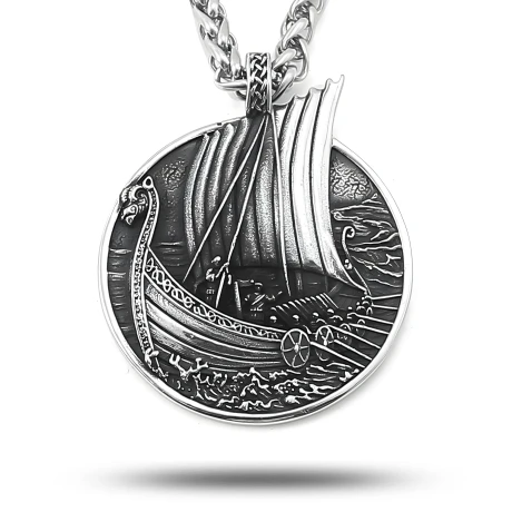 Przejdź do produktu Naszyjnik Łódź Wikingów
