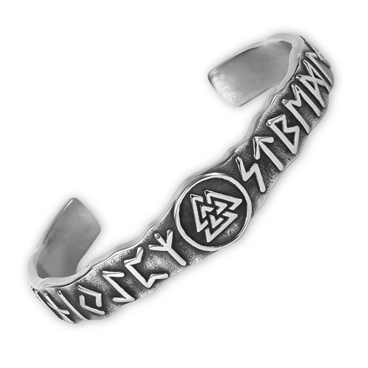 Obręcz Wikingów Valknut Runy Nordyckie