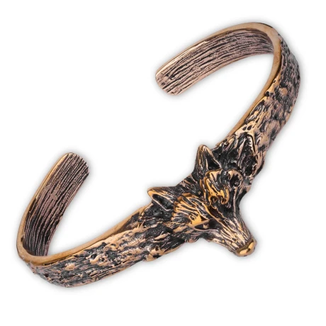 Przejdź do produktu Bransoletka Z Brązu Wilk