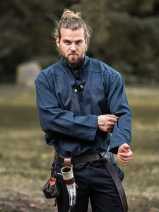 Koszula Średniowieczna "Bjorn" Niebieska