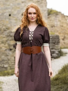 Pas Gorsetowy "Alana" Brązowy