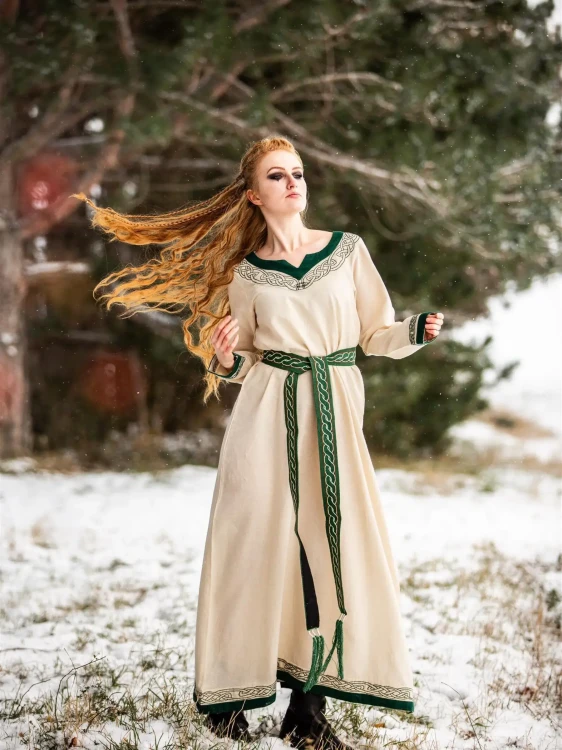 Bawełniany Pas "Elina" Zielony