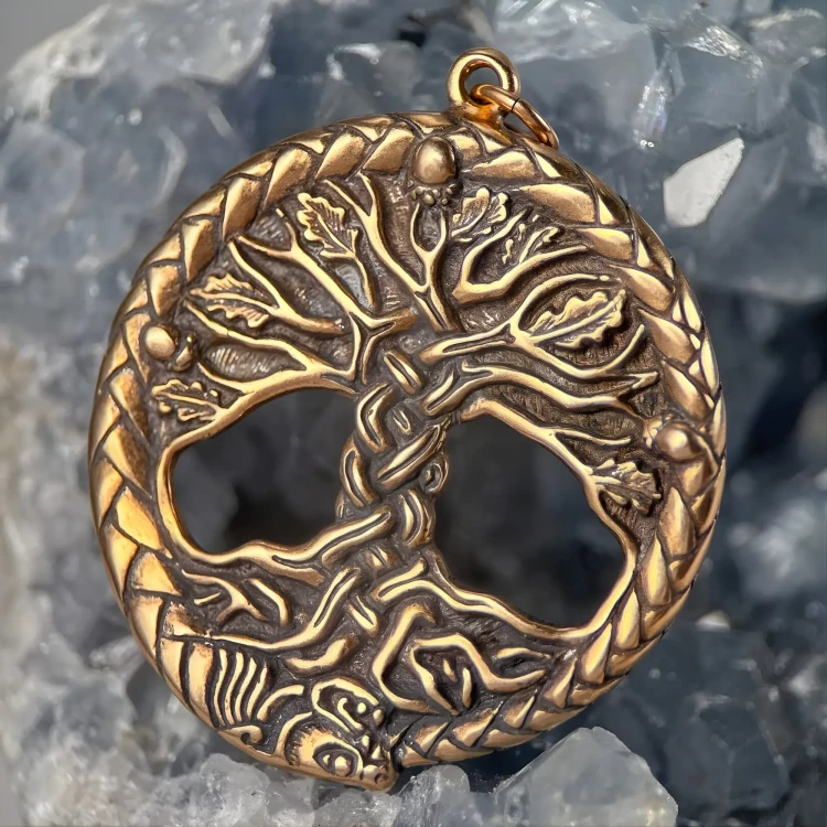 Naszyjnik Brąz Yggdrasil