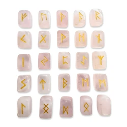 Zestaw Kamieni Runicznych Różowy Kwarc