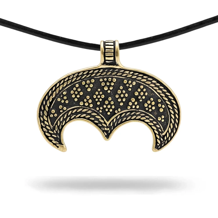 Amulet Lunula Brąz