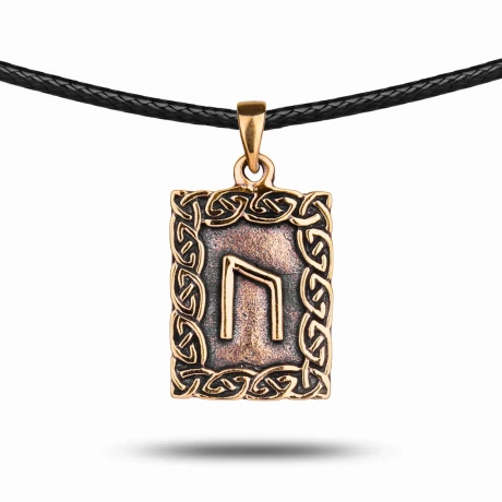 Przejdź do produktu Naszyjnik Runa Uruz Brąz