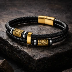 Bransoletka skandynawska koraliki