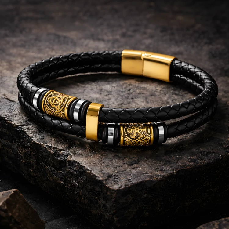 Bransoletka skandynawska koraliki