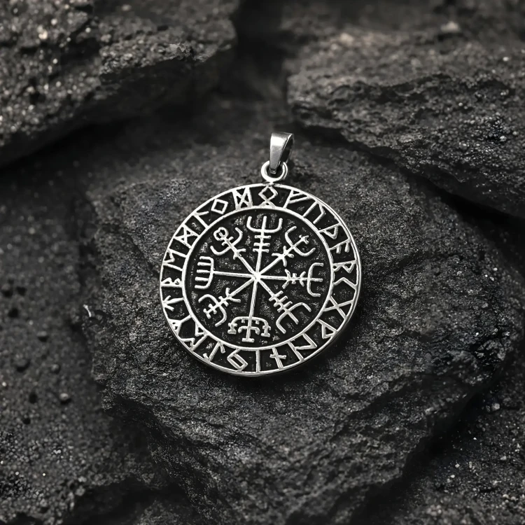 Kompas Islandzki Naszyjnik