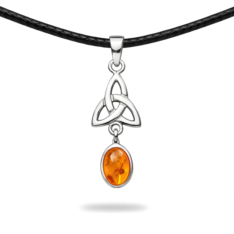 Naszyjnik z bursztynem