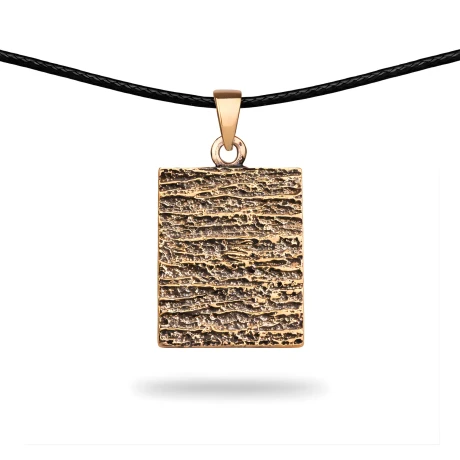 Przejdź do produktu Naszyjnik Runa Algiz Brąz