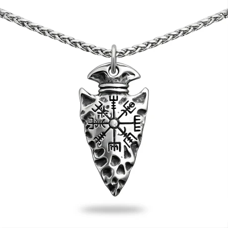 Przejdź do produktu Naszyjnik Grot Strzały Z Vegvisirem