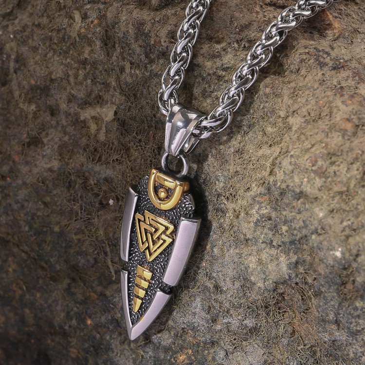 Nordycki naszyjnik Valknut