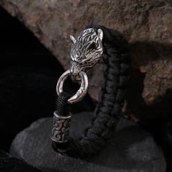 Bransoletka męska paracord