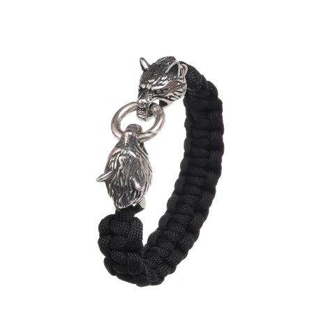 Przejdź do produktu Bransoletka Nordycka Głowy Wilków