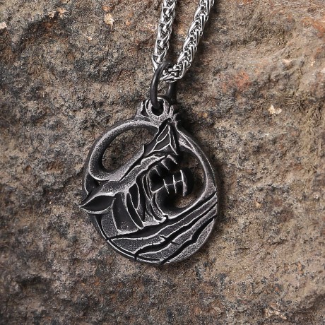 Przejdź do produktu Nordycki Naszyjnik Wilk Fenrir