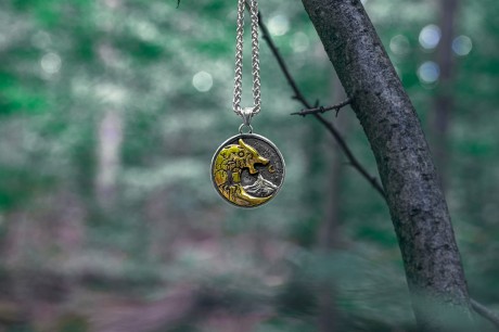 Przejdź do produktu Naszyjnik Z Wilkiem Sköll