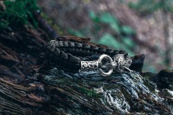 Bransoletka męska paracord